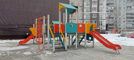 ДИО 13080.1 Детский игровой комплекс Викинг Н-1200 (с дополнительной горкой 750 мм)