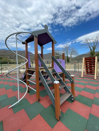 ДИО 10217 Игровой комплекс (металлический скат 1200)