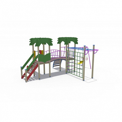 ДИО 02111 Детский игровой комплекс серии джунгли "Лимпопо" Н-1200