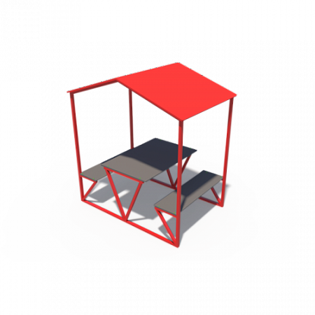 ДХО 05050 Столик взрослый с навесом Беседка