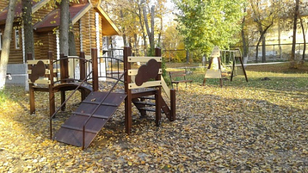 ДИО 04013 Детский игровой комплекс серии литл с металлическим скатом Н-750