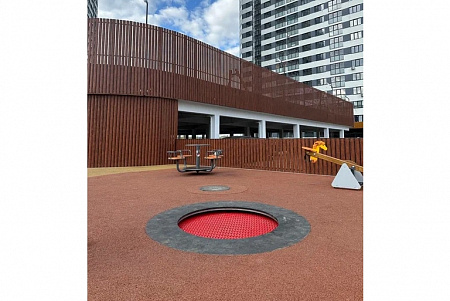 Встраиваемый батут Круг 210