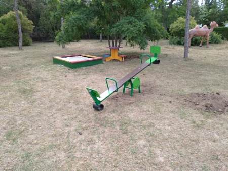 ИО 04075 Балансир коричневый Смайлик