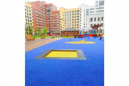 Встраиваемый батут Квадрат 210