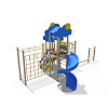ДИО 04106 Детский спортивно-игровой комплекс с винтовым скатом Н-2000