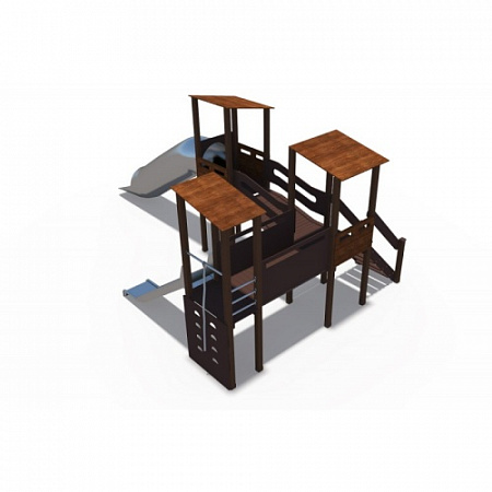 ДИО 10014 Игровой комплекс серии Миндаль (горка Н-1200 и 1500)