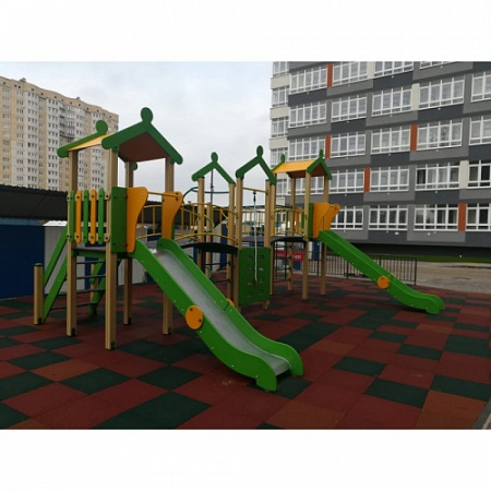 ДИО 03140 Детский игровой комплекс серии Домино Северный Мишка Н-1500 и Н-1200