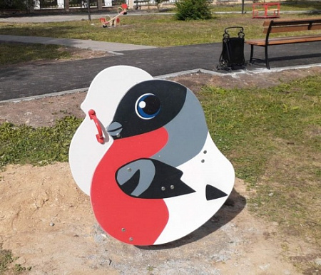 ИО 05280 Качалка на пружине Снегирь