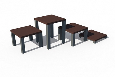 ДИФ 01316 Игровая форма (ступеньки)