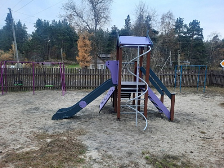 ДИО 10217 Игровой комплекс (металлический скат 1200)