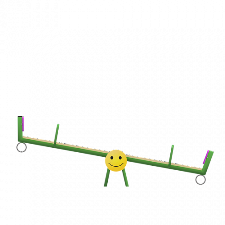 ИО 04061 Балансир фиолетовый Смайл