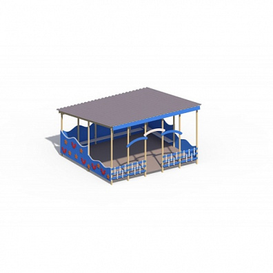 ТН 01140 Теневой навес Подводный мир