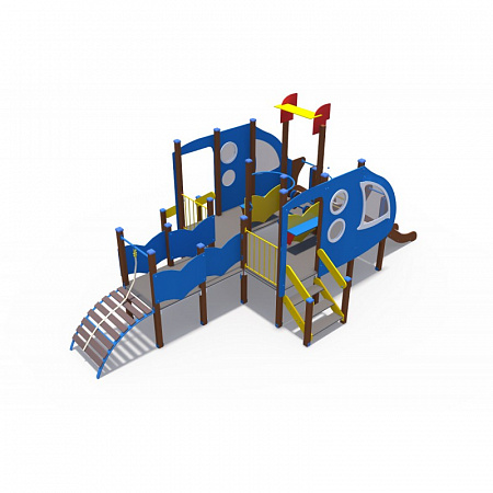 ДИО 13023 Детский игровой комплекс Подводная лодка Н-1200