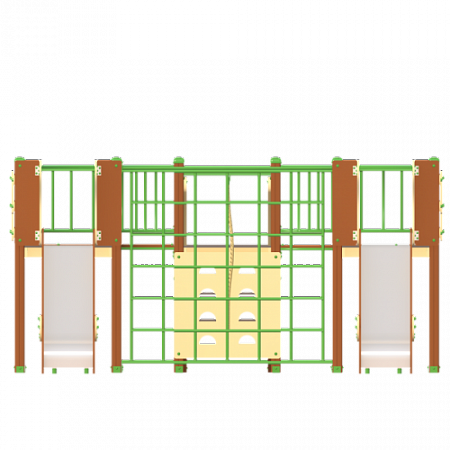 ДИО 04050 Детский игровой комплекс серии Браун Встречные мосты Н-1200