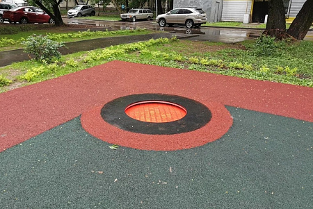 Встраиваемый батут Круг 135