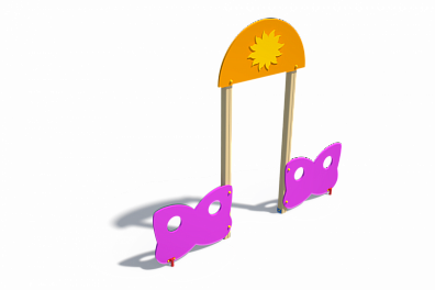 ДИФ 04031 Арка Солнышко (с ограждениями)