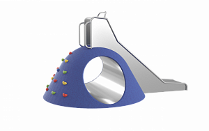 Гора с горкой и тоннелем