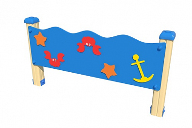 ДХО 03072 Ограждение (с деревянными столбами)