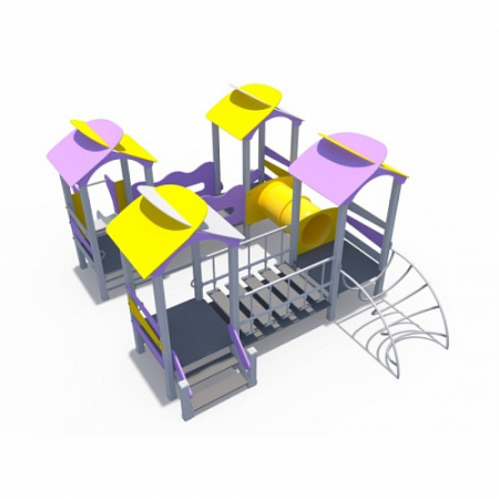 ДИО 10015 Игровой комплекс серии Зефир (металлический скат Н-620)