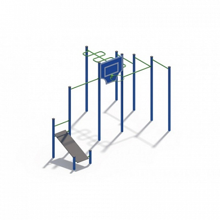 СОВ 04321 Кроссфит Змейка с тройным турником