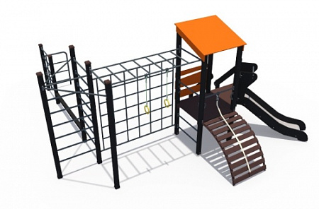 ДИО 10215 Игровой комплекс серии Геометрия (металлический скат Н-900)